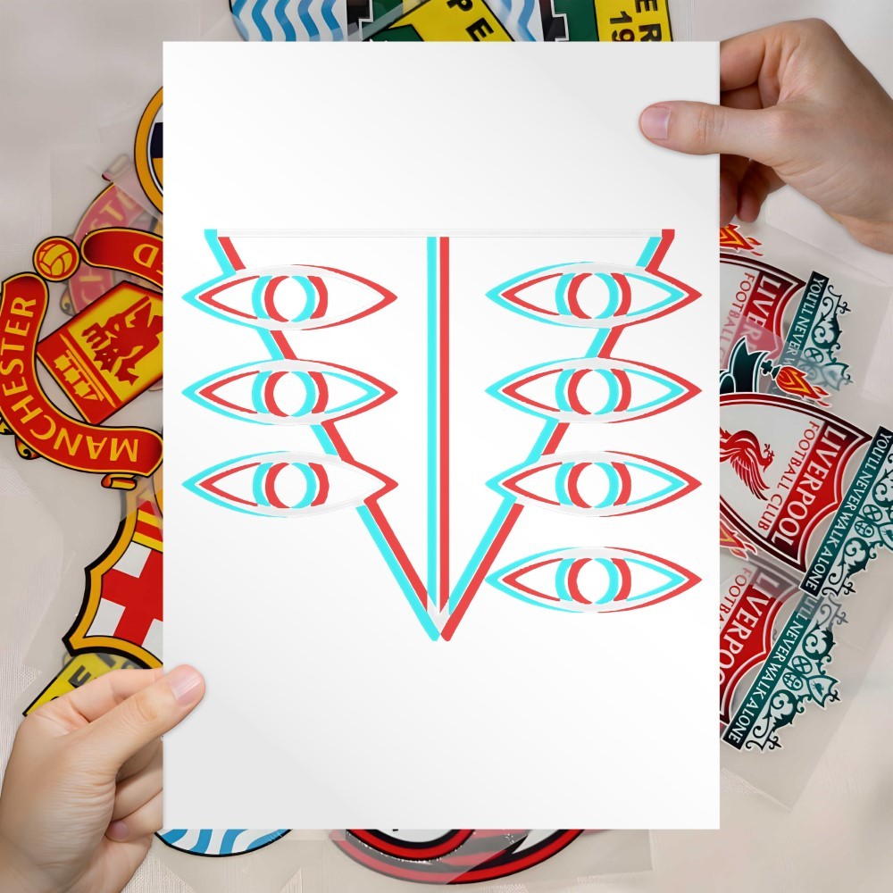 Sablon Print DTF Digital Logo Seele Neon Genesis Evangelion Setrika Sendiri