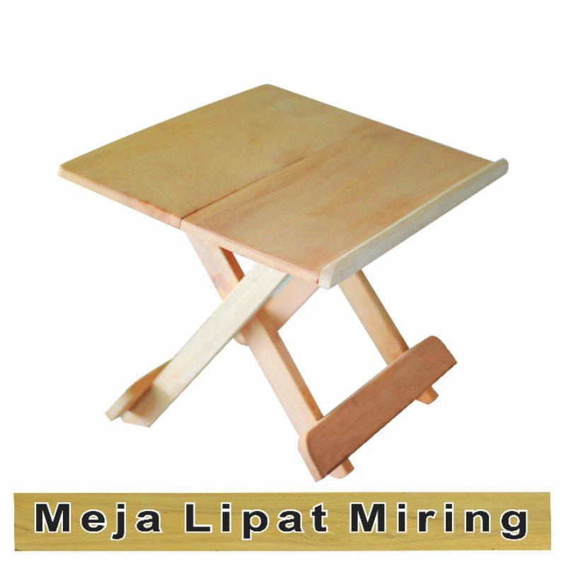 lekar,meja lipat kayu,meja kecil,meja belajar