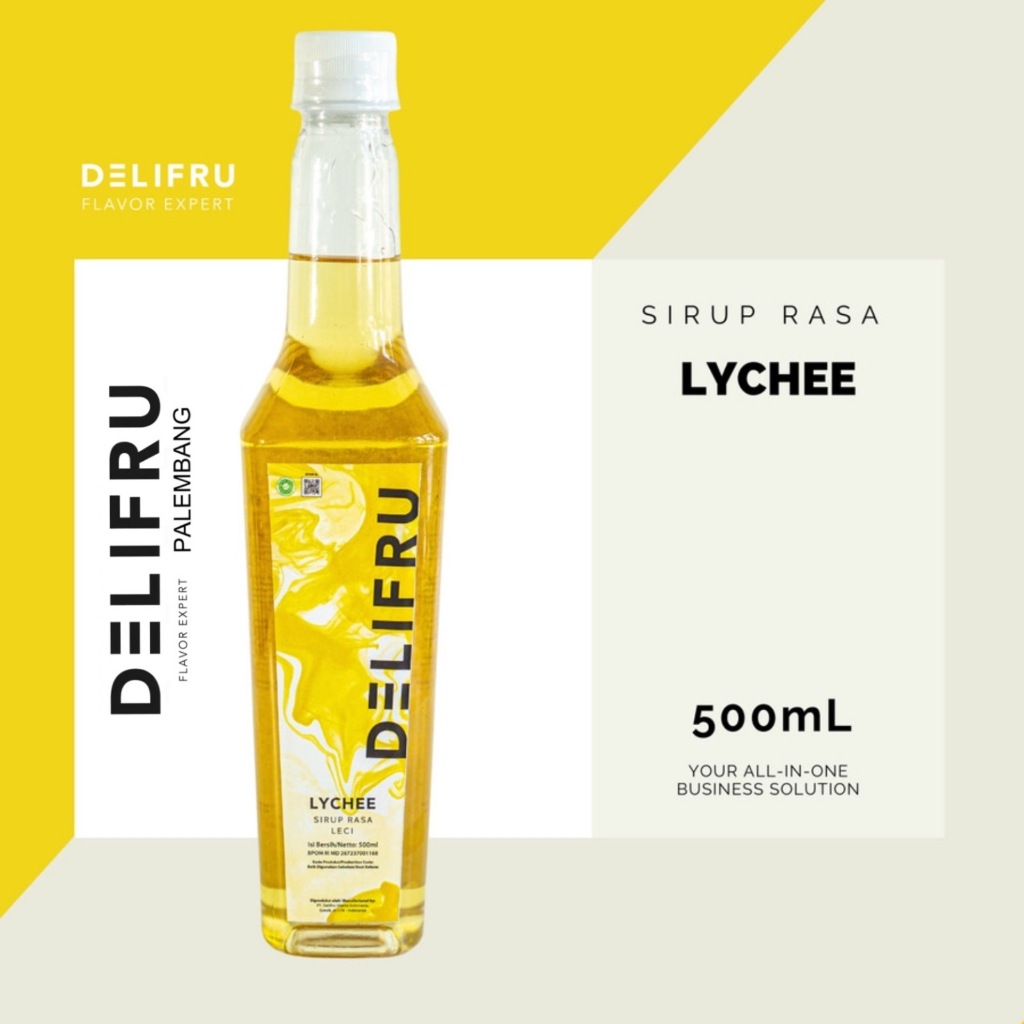 

Delifru Syrup Lychee - Sirup Leci 500 ml