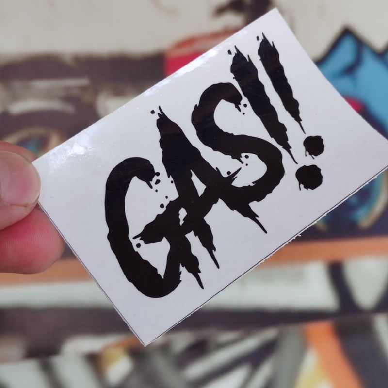 

Stiker GASS KOTAK GLOSSY ( P U T I H)