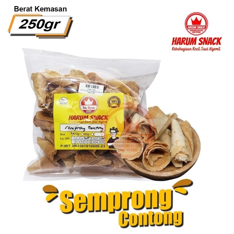 

SEMPRONG CONTONG JAHE 250 gram [Harum Snack Official]