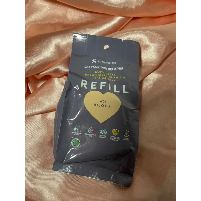 [NEW EXPIRED JULY 2026] SOMETHINC (REFILL) COPY PASTE BREATHABLE MESH CUSHION SPF 33 PA++ SHADE BIJO
