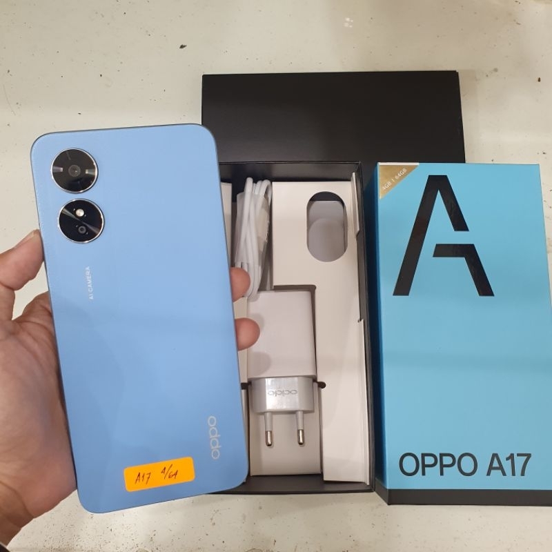 Oppo A17 Ram 4/64 Gb Garansi Resmi - Bekas