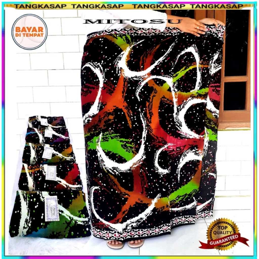 Sarung wanita / Kain Sarung Wanita Batik halus / Sarung Batik Wanita Kain dingin Neng Santri - Tangk