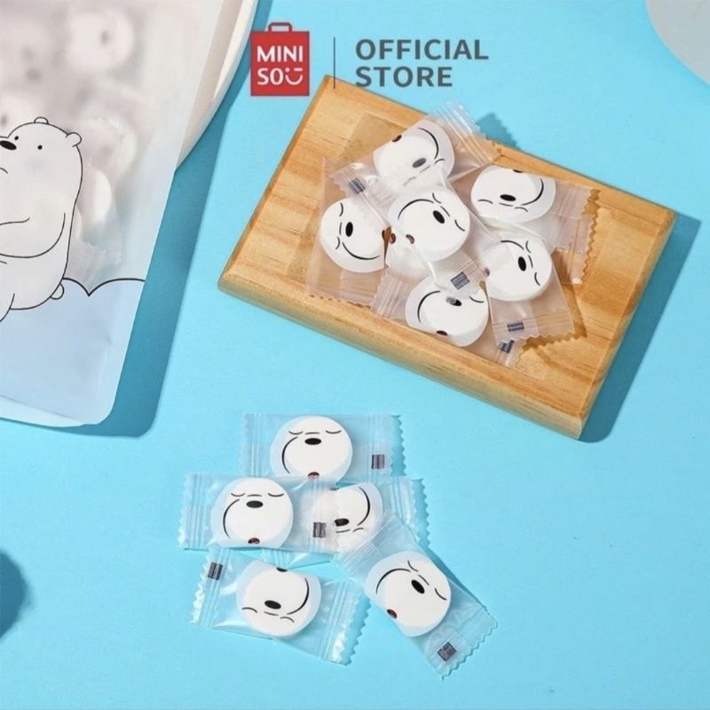 MINISO COMPRESSED FACIAL MASK (Masker wajah)SATUAN