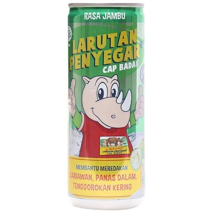 

Larutan Penyegar Cap Badak rasa jambu kemasan anak 238 ml