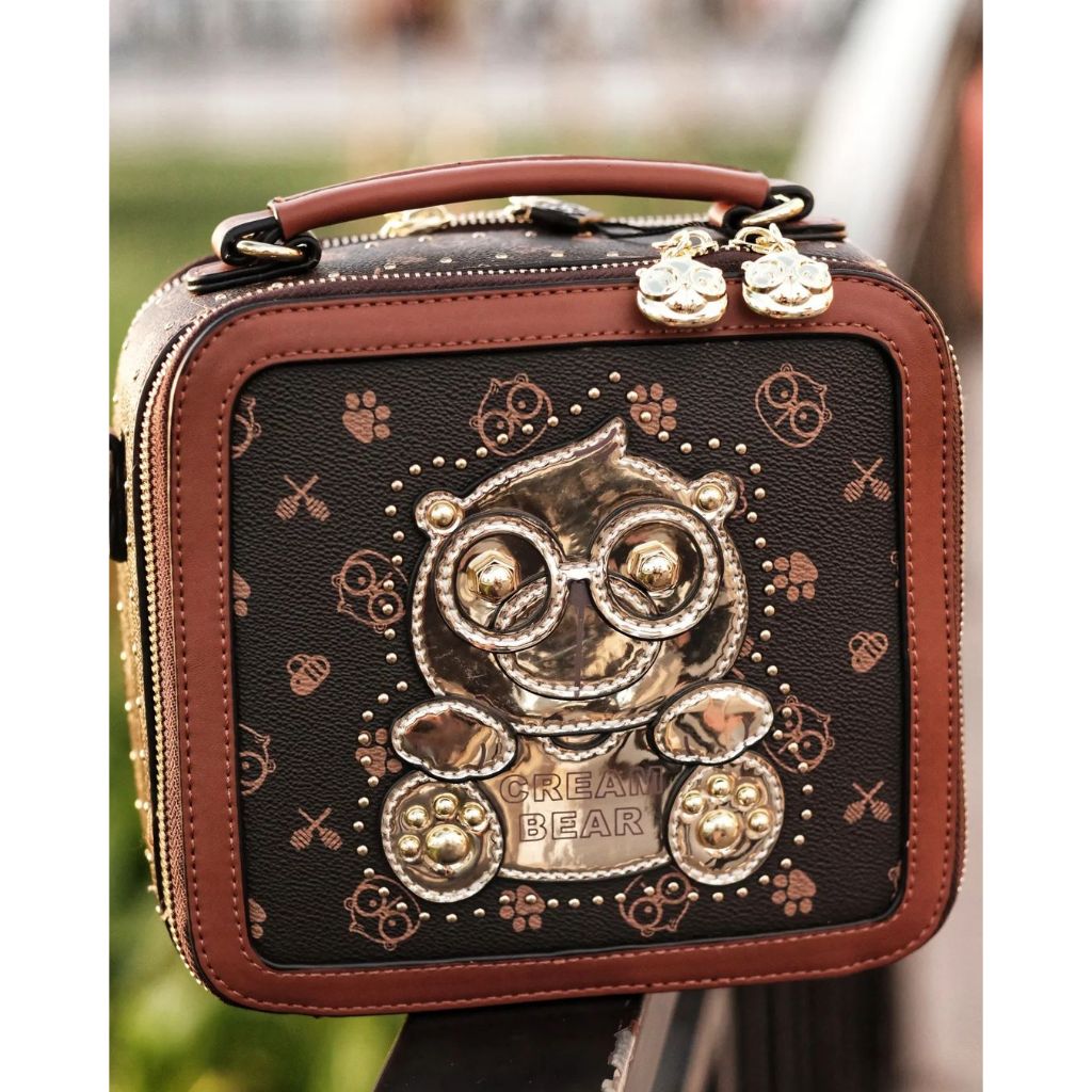 CreamBear C11981 Tas Selempang Woman Cream Bear