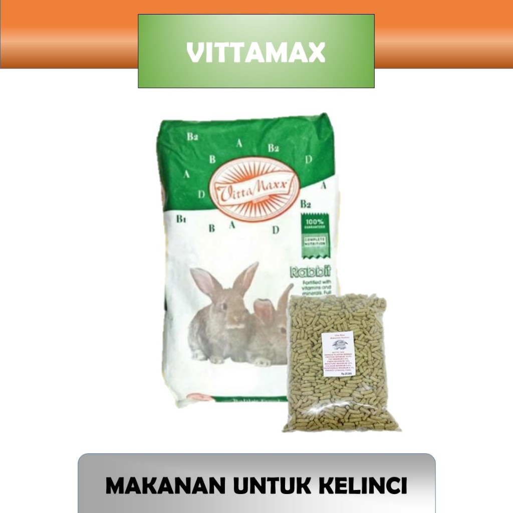 PELET MAKANAN KELINCI PAKAN VITAMAX 3000 GR