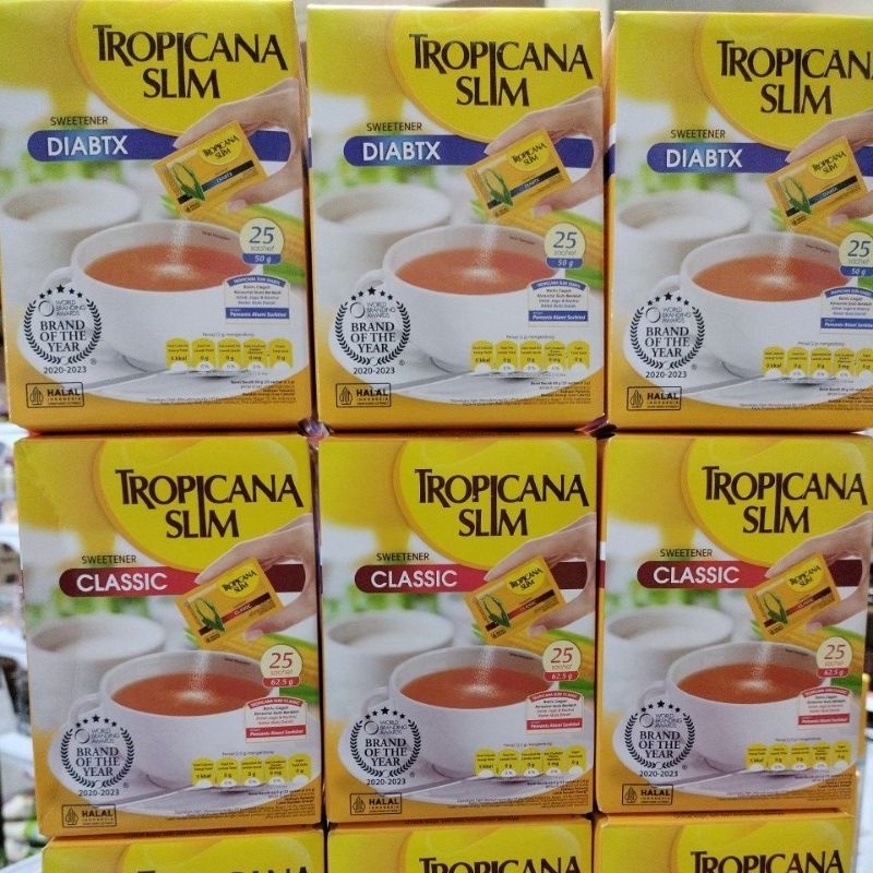

Tropicana Slim sweetener isi 25 sachet