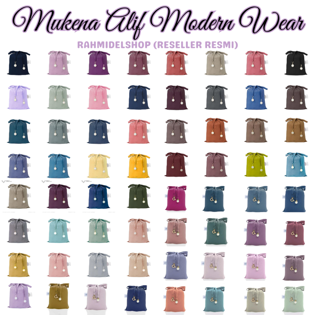 ALIF MUKENA MINI PARASUT PREMIUM KOREA TRAVEL SIZE ALF BY ALIF MODERN WEAR