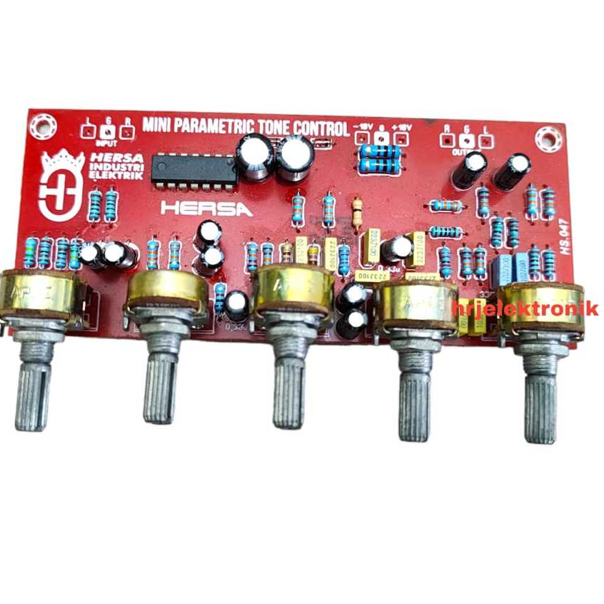 Mini parametrik Tone control