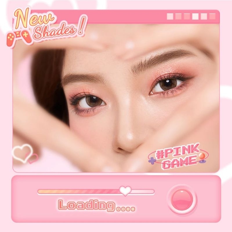 PINKFLASH 3 COLORS EYESHADOW PALLETE GLITTER HIGH PIGMENT