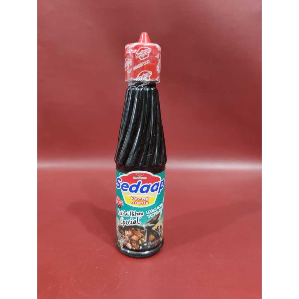 

Kecap Sedaap Kedelai Hitam Special Botol 135ml - Saos Kecap Manis Kedelai Hitam Sedaap