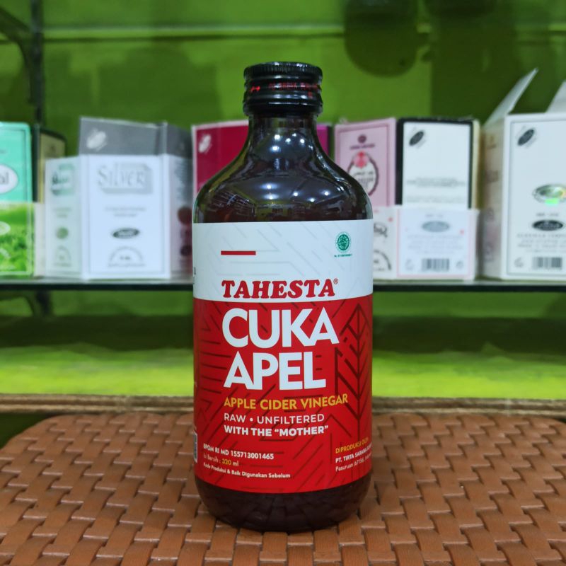 

Cuka Apel TAHESTA 320 ml Obat Kolesterol, Jantung, Gula dll