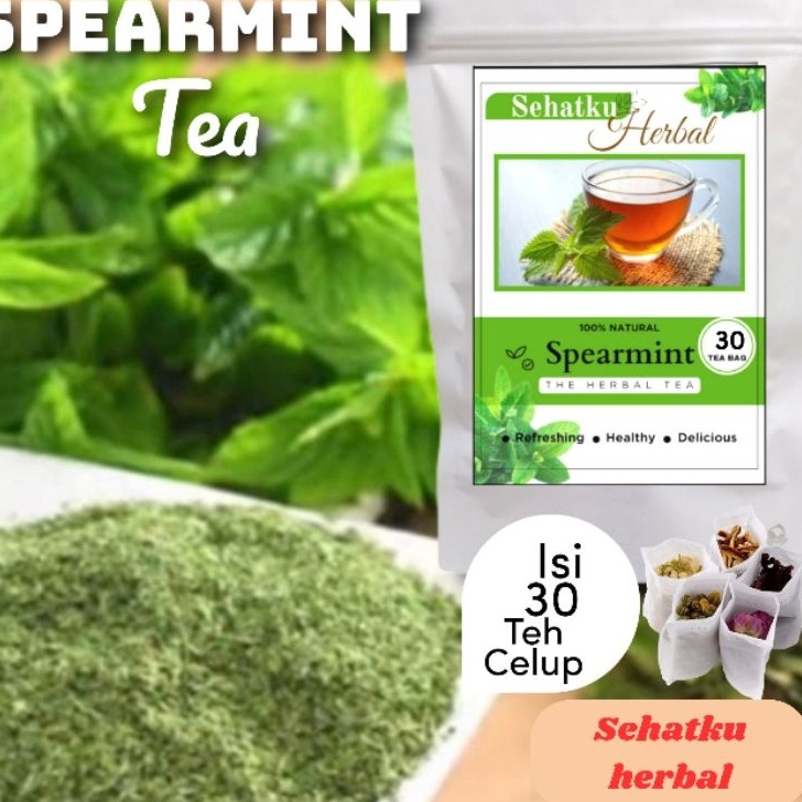 

Bestseller Spearmint tea / Teh daun mint isi 20 teh celup & 30 teh celup