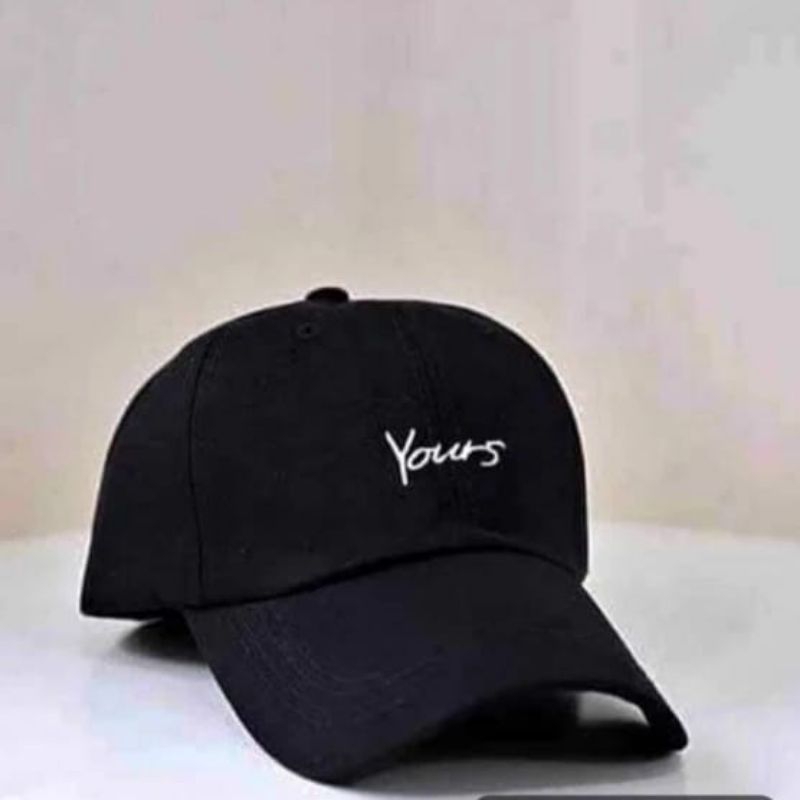 Topi Baseball Pria Wanita Topi Bordir Yours Keren Topi Remaja Dewasa