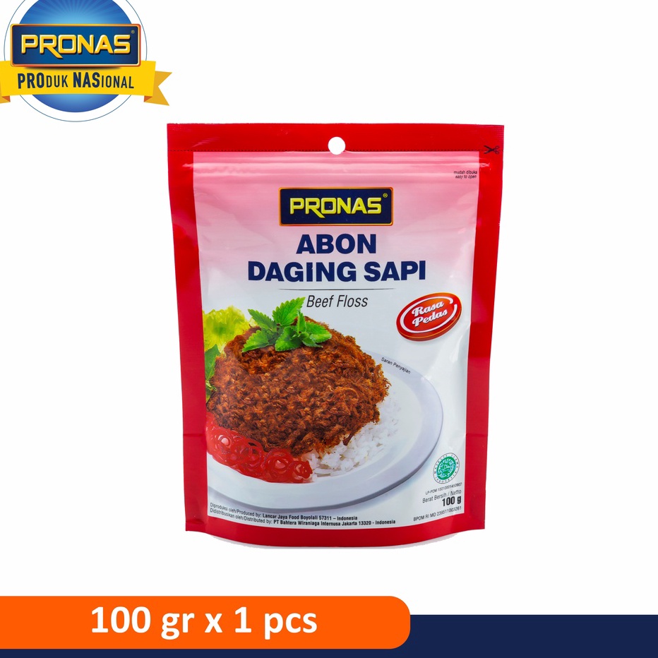 

Best Produk Pronas Abon Daging Sapi Rasa Pedas 100 g dengan kemasan Ziplock