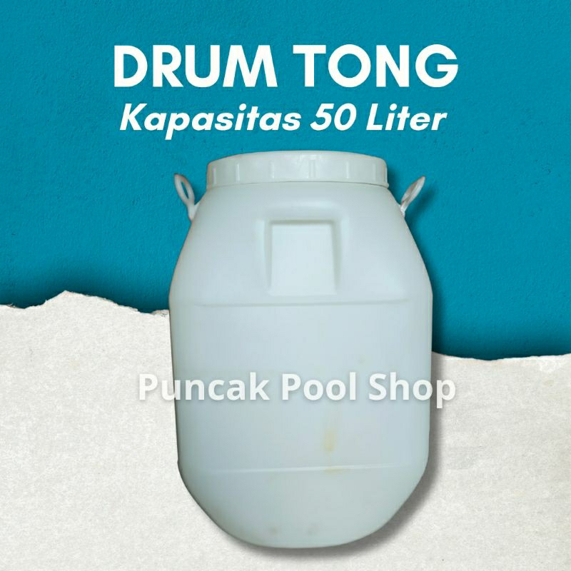 Drum tong bekas / Tong air / Ember / Tong drum 50kg / Ember bekas
