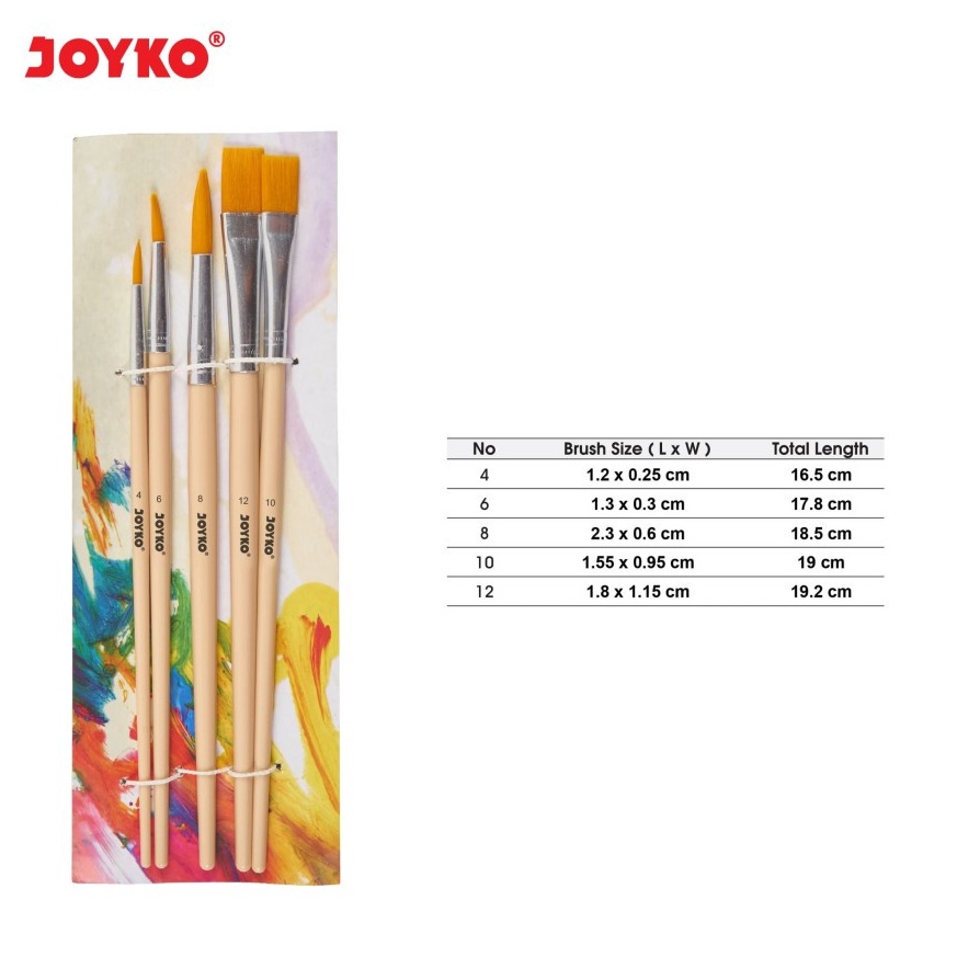 

8SFU9 kuas Joyko BR-8 / Joyko Brush BR-8 ☊Ready Stok