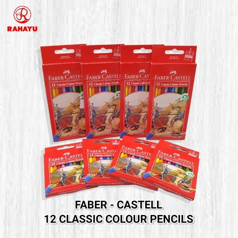 

FABER CASTELL 12 CLASSIC COLOUR PENCILS