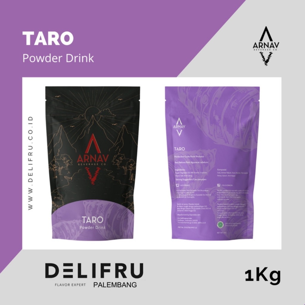 

Arnav Powder Drink Taro - Bubuk Minuman Talas Ungu Premium 1 Kg