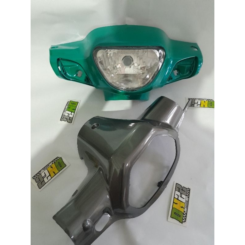 COVER BATOK DEPAN SHOGUN NEW 110 BIRU BATOK LAMPU DEPAN BELAKANG SHOGUN 110 BIRU TOTOK DEPAN SHOGUN 