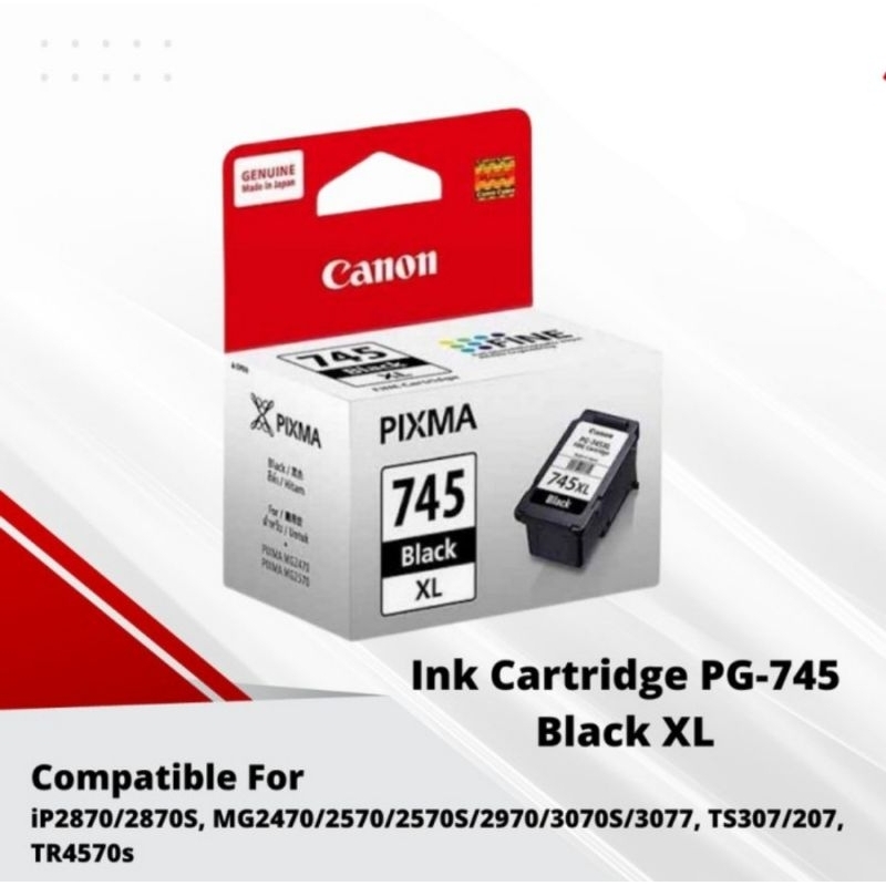 Tinta Cartridge Canon PG 745 XL Original -Hitam