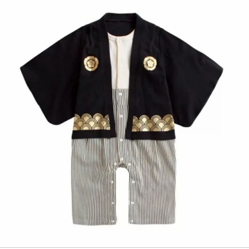 romper baby boy japan kimono costume | jumper jepang kimono anak bayi laki laki