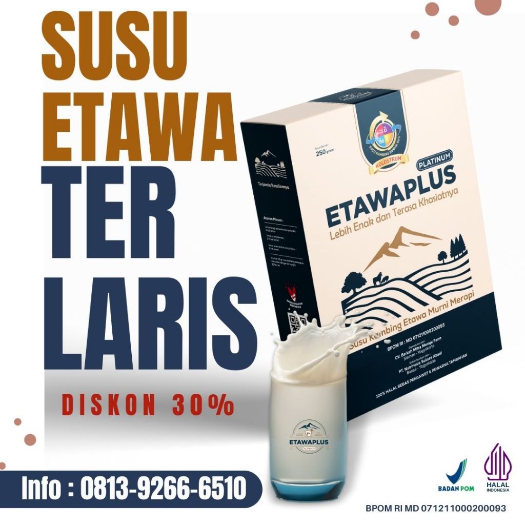 Etawaplus– Susu Kambing Etawa Tingkatkan Kepadatan &amp; Kesehatan Tulang Sendi Susu Anti Asam Urat Rematik Reumatik Nyeri Sendi 250gr