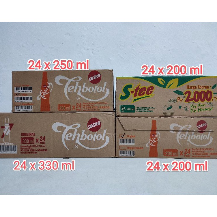 

MODEL HFX552 TEH BOTOL SOSRO S TEE STEE DUS KARTON KARDUS