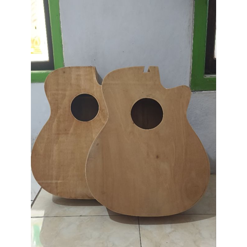 Top body gitar meranti / Body gitar 3/4 meranti / Gitar akustik model cole clark