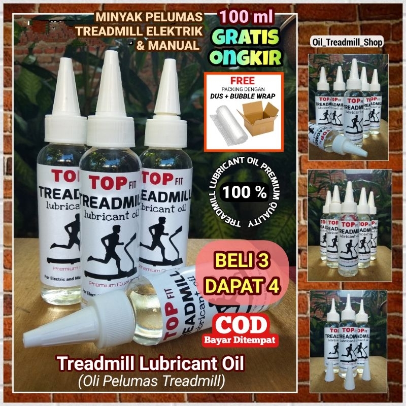 TOP FIT - Oli Pelumas Alat Olahraga Gym Fitness Treadmill Elektrik Manual Sepeda Statis Home Gym