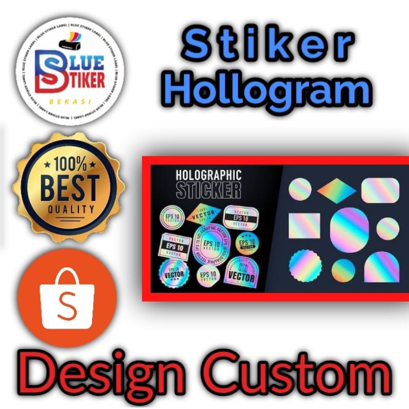 

Stiker hollogram | stiker label kemasan produk | stiker custom