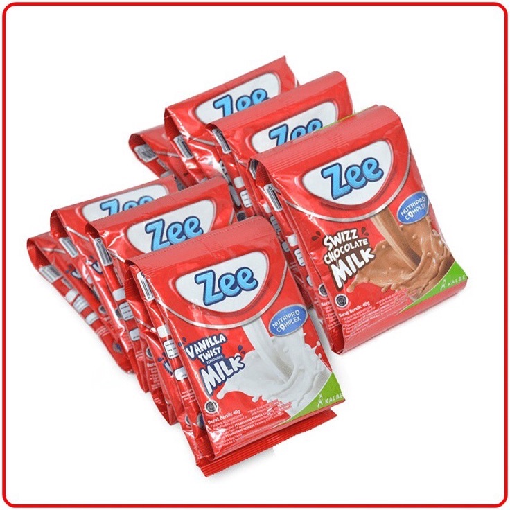 

MODEL DWW262 Zee Susu Bubuk Coklat dan Vanila sachet renceng (10pcs x 40gr)
