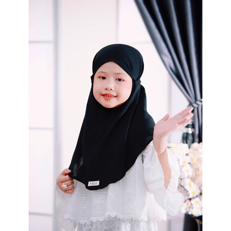 Bergo Tali Crinkle Airflow Anak TK-SD