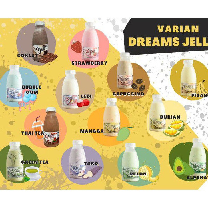 

Ready Stok Dreams jelly 350 ml