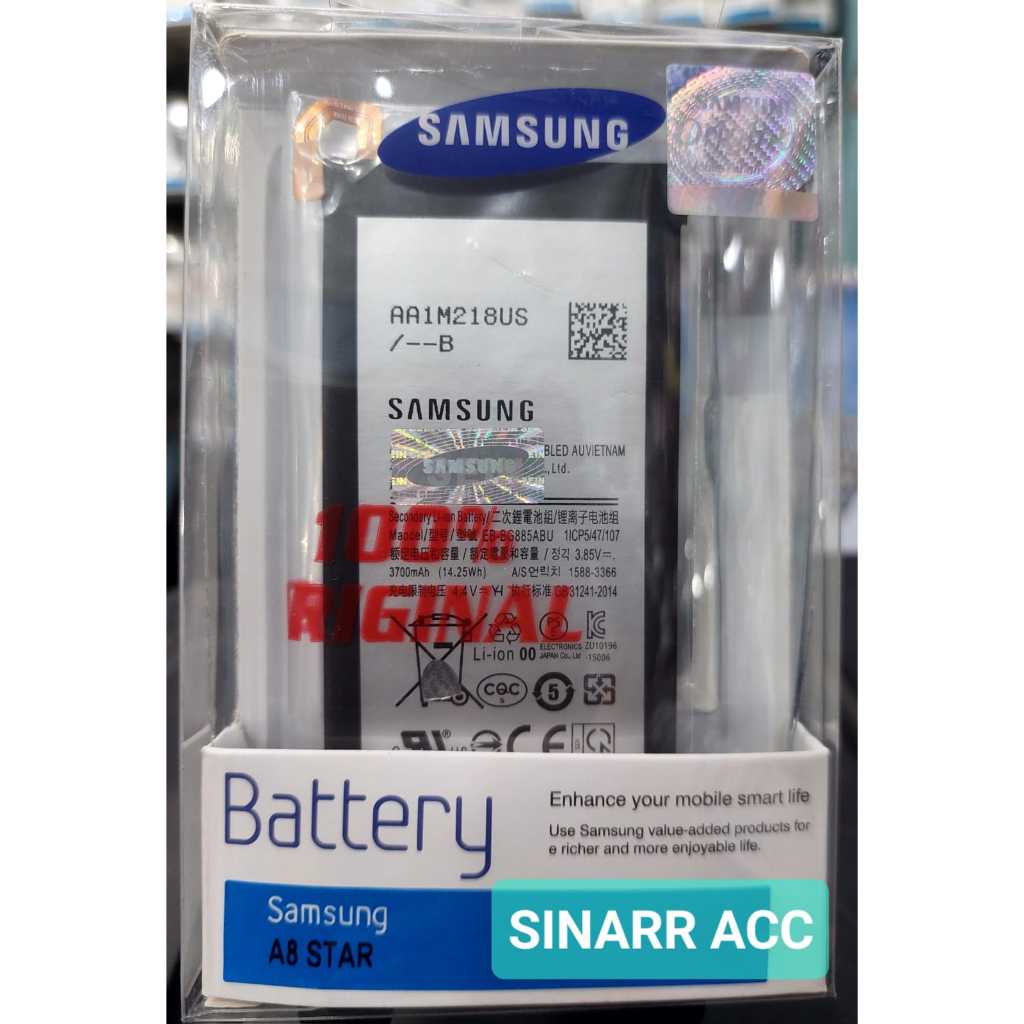 BATRE BATERAI SAMSUNG A8 STAR / G885 / EB-BG885ABU ORI 100%