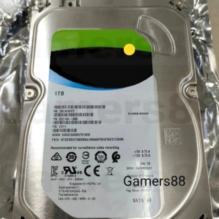 Terbaru HDD 1TB Hardisk 1TB Harddisk Cctv Internal 3.5" Surveillance Sata