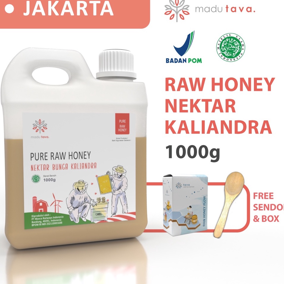 

Kirim Langsung Madu Murni Asli Tava Nektar Kaliandra 1kg Grade A 100% Alami Pure Natural Raw Honey
