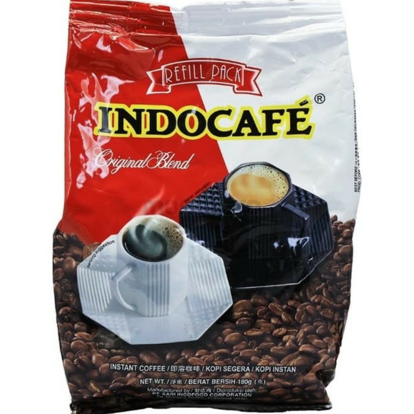 

KODE BBQ843 Kopi Hitam Premium Indocafe Original Blend 180 gr Gram Indo Cafe Halal