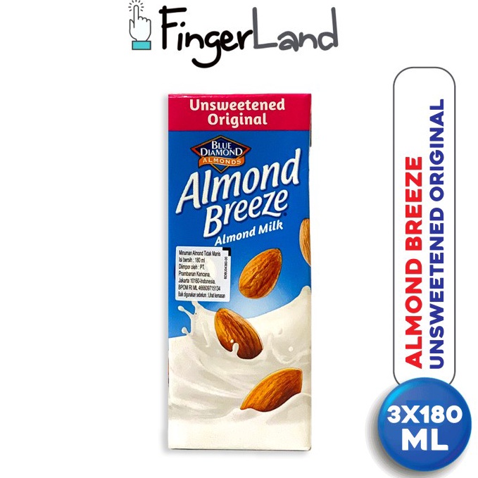 

[✺Y15\] ALMOND BREEZE Almond Milk Unsweetened 180 ml Susu Unsweetened 3 PCS Promo Termurah