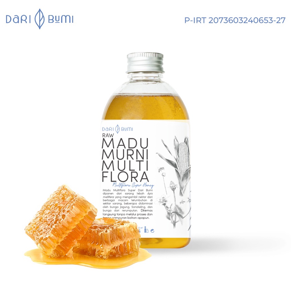 

★★★★★ Dari Bumi Madu Murni Multiflora 350 Gr Premium Pure Original