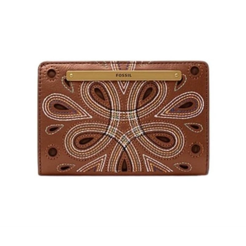 Fossil Liza Slim Bifold Brown