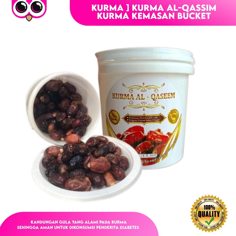 

40 [ KURMA ] KURMA AL-QASSIM / KURMA KEMASAN BUCKET ❇Dijual Murah