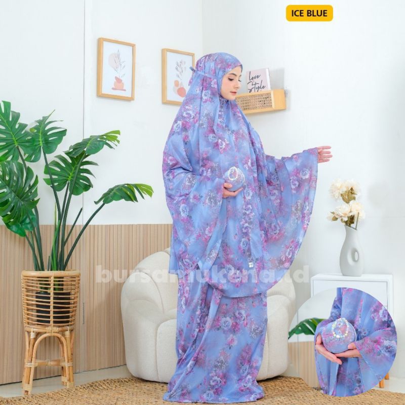 Mukena traveling mini / Mukena traveling motif / Mukena  traveling set sajadah /Mukena printing