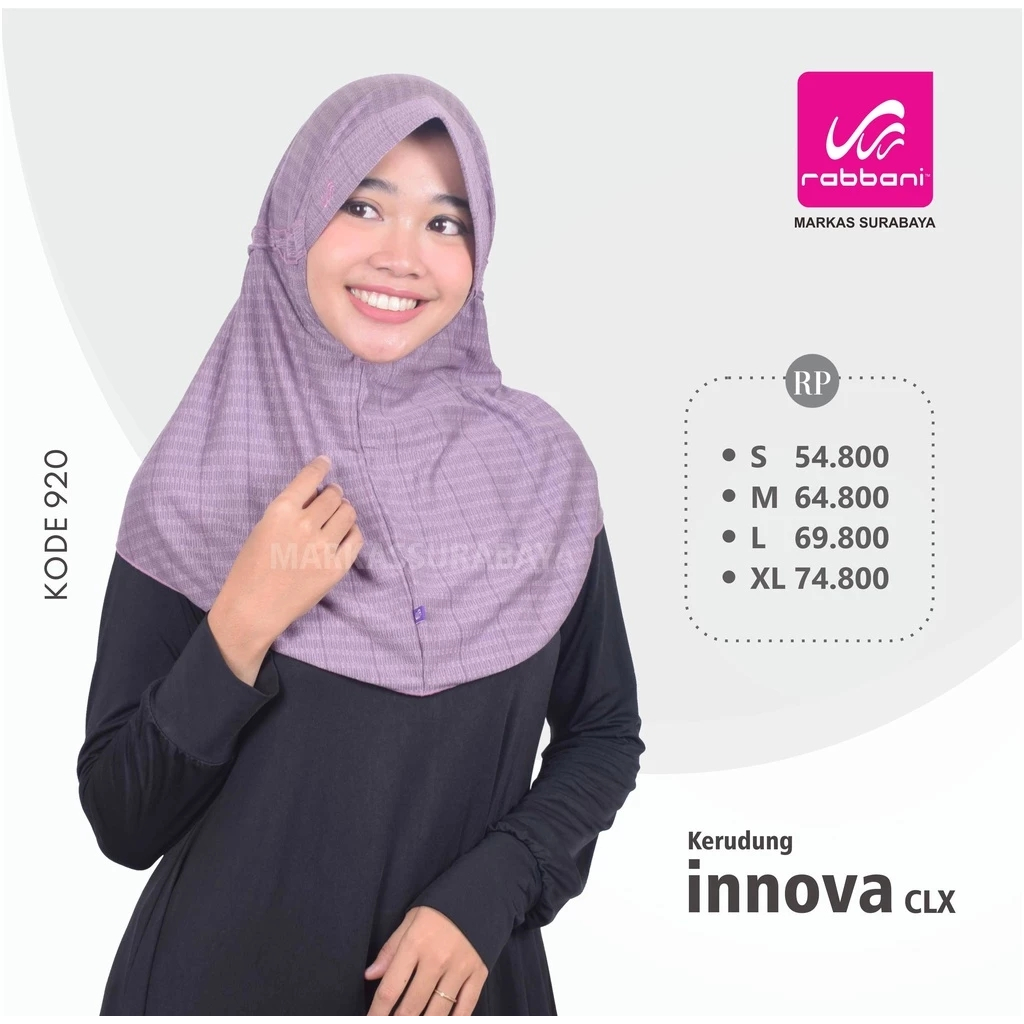Rabbani Innova CLX Warna Lavender,Neon,Ungu Tua, Coklat