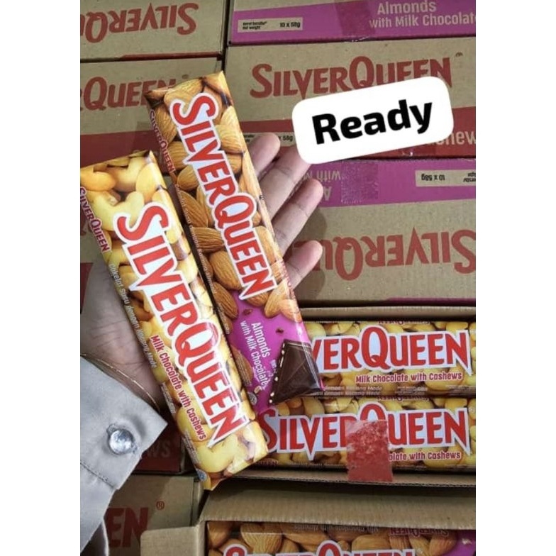 

[✭Q92&] silverqueen jumbo 58gr exp desember 2024 Musim Promo