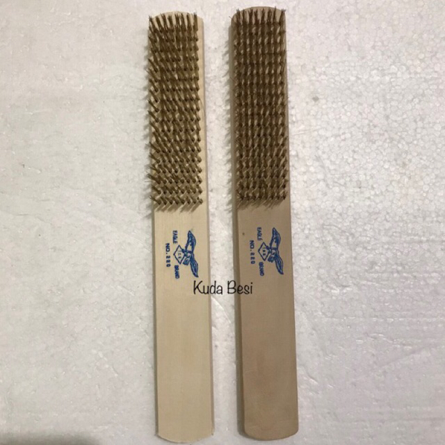 Sikat Kawat / Brush Kuningan Eagle 8 Baris