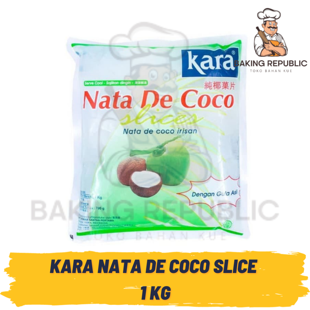 

NATA DE COCO | 1 KG | BENTUK SLICE | NATA DE COCO