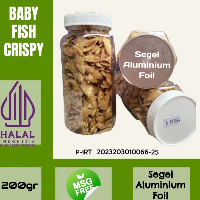 

[✃A11$] Baby Fish | Baby Fish Crispy | Baby Fish Ikan Nila Goreng Crispy Toples 200gr Discount
